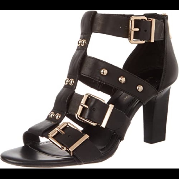 BCBGeneration Shoes - BCBGeneration Fizzy Leather Gladiator Heel Sandal